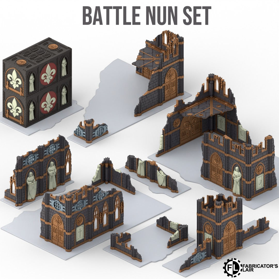 Set de Décors Sœurs de Bataille - Table Complète Wargame Compatible V11