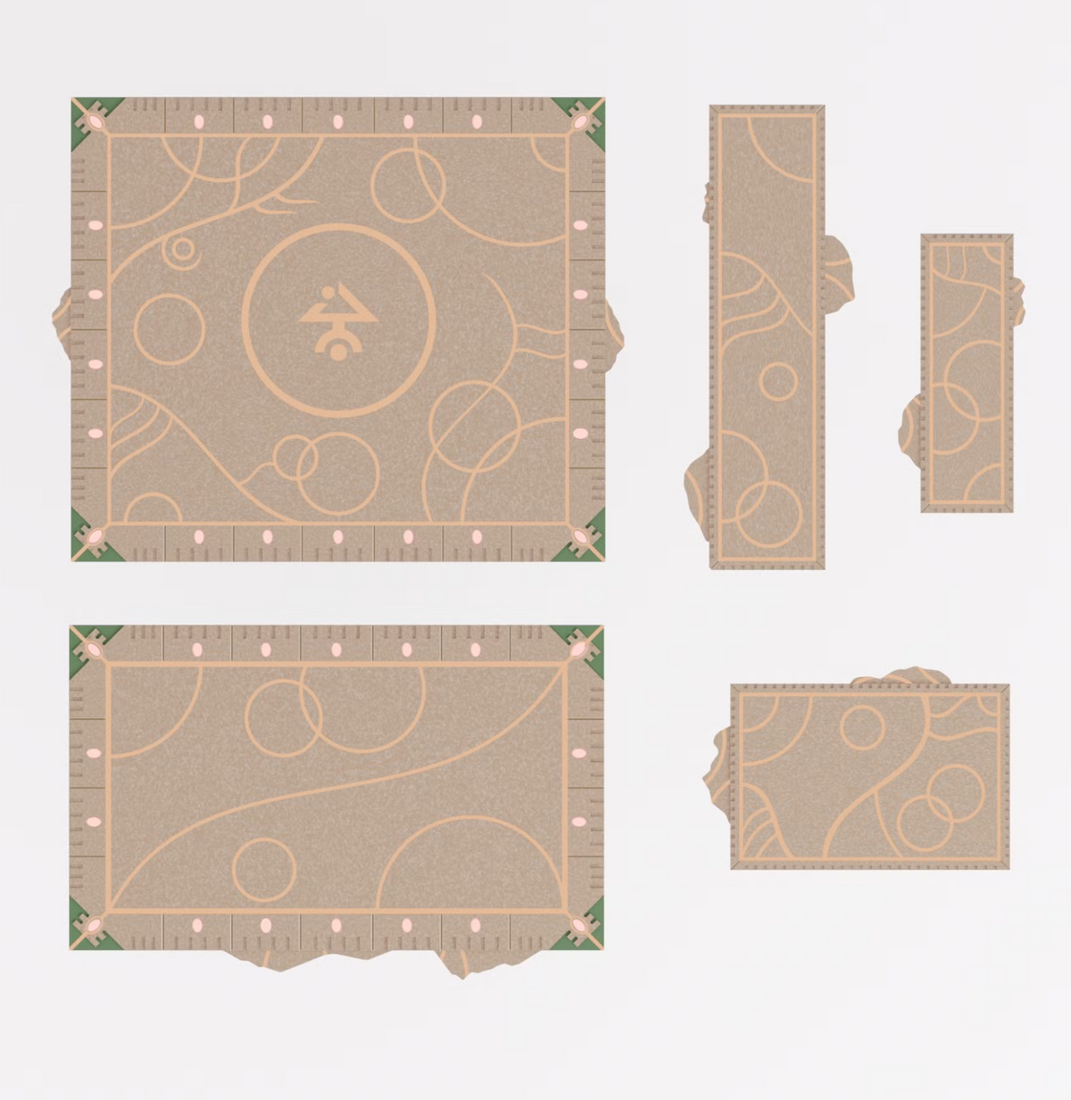 Empreintes de sol Elfes Spatiaux - Compatibles V11