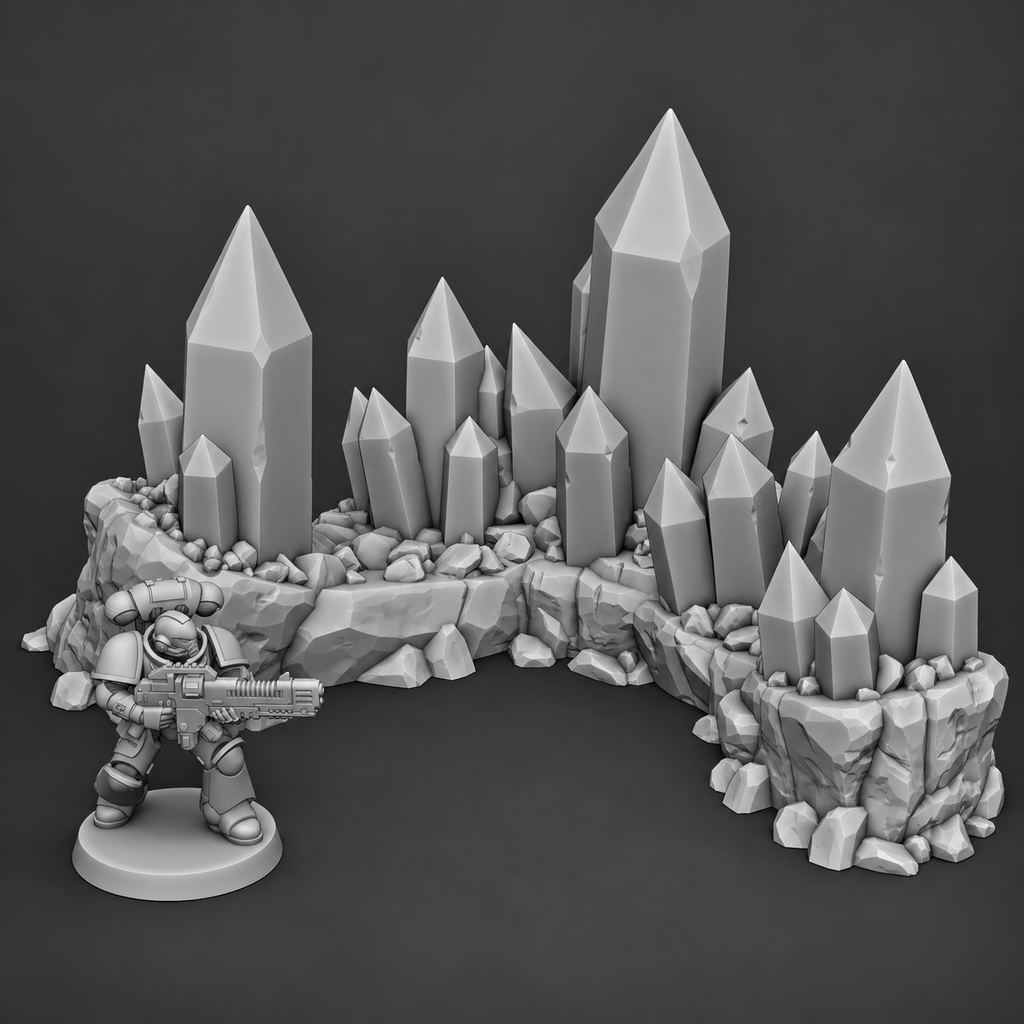 Set de 5 Cristaux Rocheux