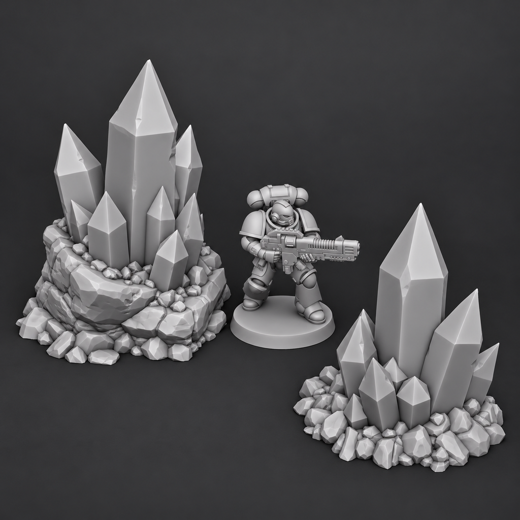 Set de 5 Cristaux Rocheux