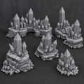 Set de 5 Cristaux Rocheux